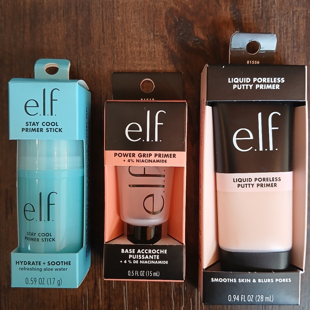E.L.F. primer bundle brand new in box